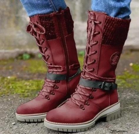 Winter High Heel Plus Size Martin Boots