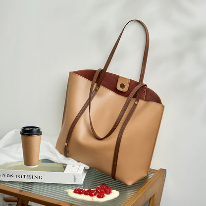 Auréna Soft Leather Tote – Timeless Elegance Meets Everyday Function