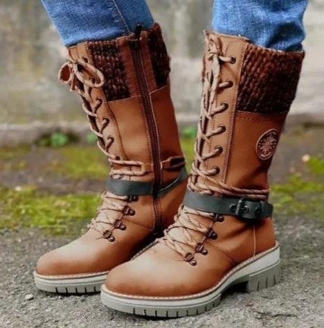 Winter High Heel Plus Size Martin Boots